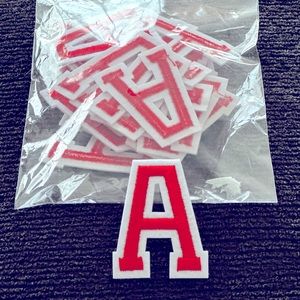 Iron on Letters (various letters)